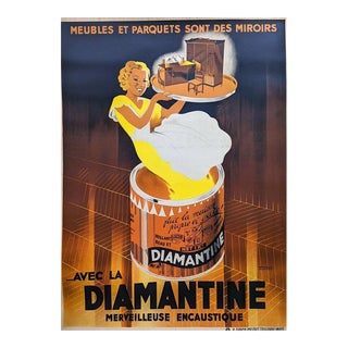 1930 Diamantine Polish Poster For Sale