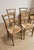 20th Century Scandinavian Dining Chairs with Wooden Frame & Woven Rattan Seats from Gemla Fabrikers AB, 1960s, Set of 8 For Sale - Image 6 of 8