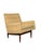 Brown 1950s Jens Risom Club Lounge Chair With Walnut Frame For Sale - Image 8 of 13