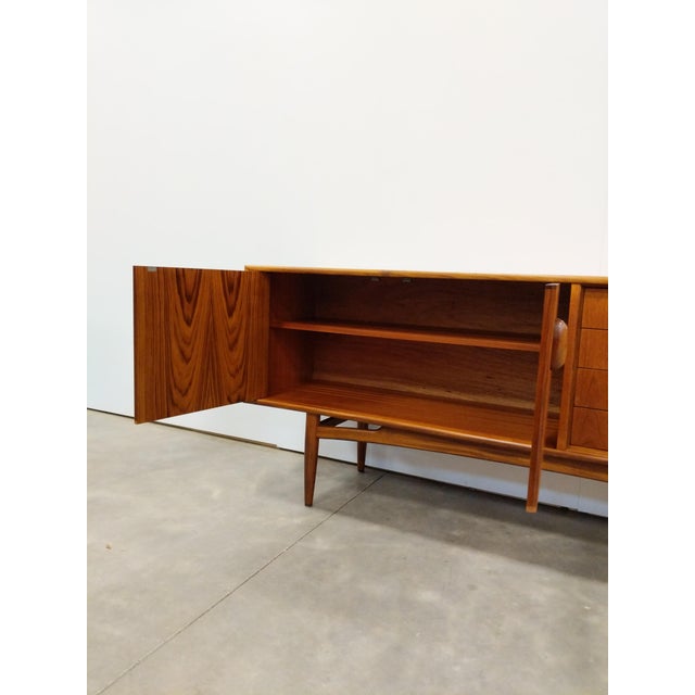 1960s Vintage Mid Century Modern Teak Credenza by G Plan For Sale - Image 5 of 10