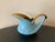 A beautiful turquoise blue and gold creamer, USA, circa mid 20th century. Piece showcases the MCM American design. This...