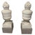 This striking pair of vintage neoclassical finials showcases a timeless architectural design, beautifully hand-carved from...