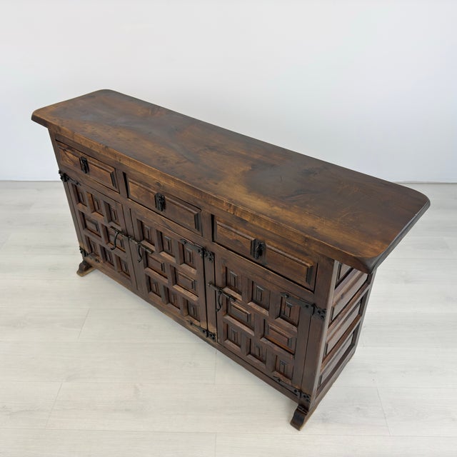 Brutalist Spanish Brutalist Sideboard For Sale - Image 3 of 13
