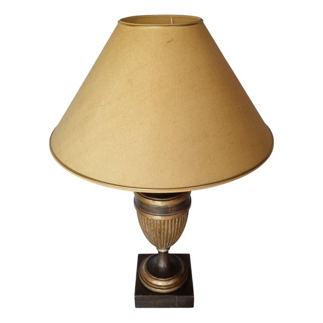 Polychrome Wood Table Lamp from Camagna, 1940s For Sale