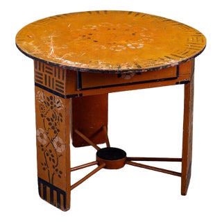 Vintage Decorative Side Table, 1940s For Sale