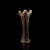 This is a vintage decorative vase. An English, carnival glass ornament with fine lustre, dating to the mid-20th century,...