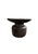 Wood Sculptural Suar Wood Side Table, Espresso Finish Modern Organic For Sale - Image 7 of 7