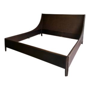 Late 20th Century Barbara Barry for McGuire Rattan California King Bed Frame