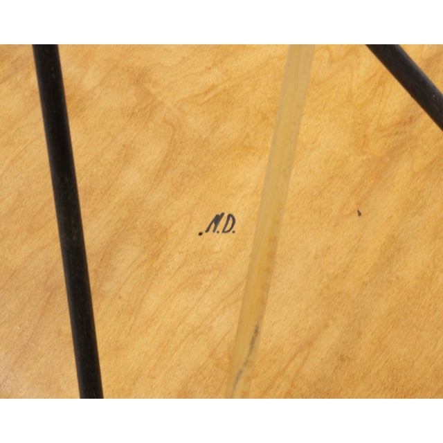 Wood Vintage Handcrafted "Cyclone" Style Side Table For Sale - Image 7 of 7