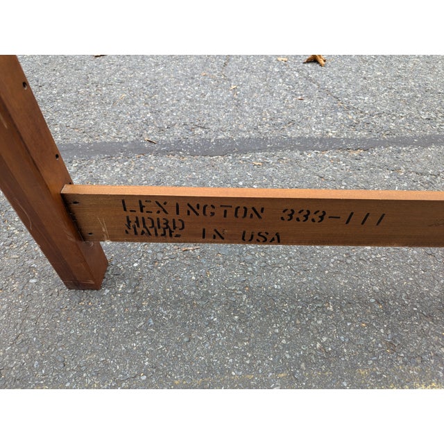 Brown Lexington Cherry Wood Twin Size Bedframe For Sale - Image 8 of 15