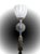 Gothic Carved Marble Wallchiere Sconce Light by Fine Arts Lamps For Sale - Image 3 of 7
