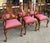 Queen Anne Set of 6 Antique 19c Queen Anne Style Carved Burl Walnut Dining Chairs For Sale - Image 3 of 5