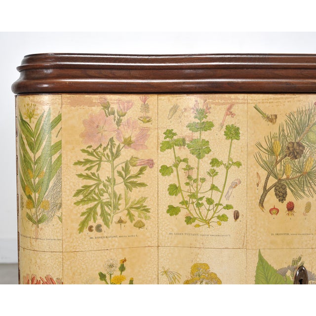 1940s Swedish Modern Nordens Flora Botanical Sideboard Cabinet For Sale - Image 16 of 18