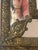 Gold Mirror with Repoussé Brass Glazing Bars, 1890s For Sale - Image 8 of 18