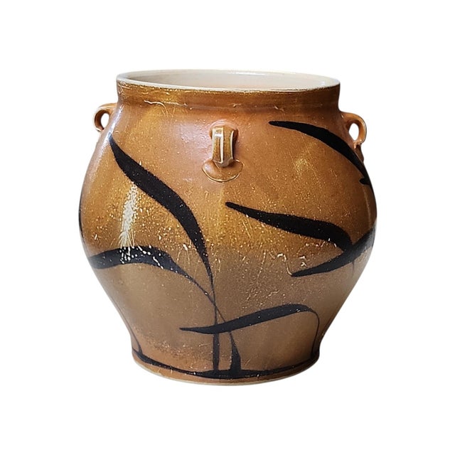 Vintage Kyle Carpenter Large Studio Pottery Vase For Sale - Image 4 of 6