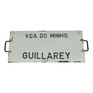 Train Directional Sign in Iron For Sale