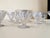 Baccarat - 9 crystal wine glasses, rex pattern, circa 1920/30, art deco h. 8 cm, d. 8.7 cm please note: 3 glasses are...