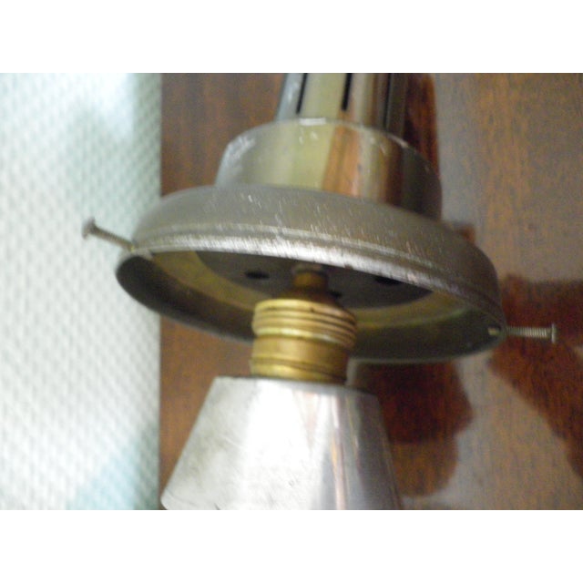 Art Deco Minimalist Opaline Glass Globe Pendant Light, 1950s For Sale - Image 10 of 17