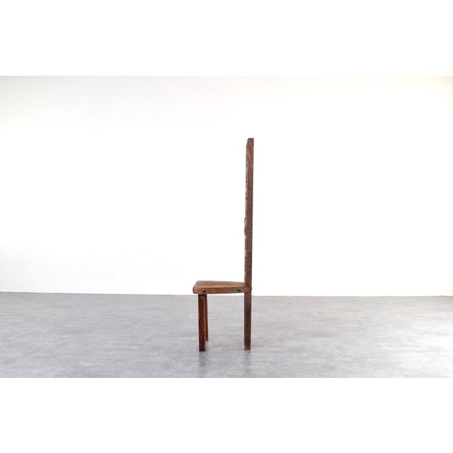 1970s Spanish High Back Chair with Jesus and Apostles from Ormecasa, 1970s For Sale - Image 5 of 13