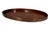 Regency Mahogany and Brass Bound Oval Tray For Sale - Image 4 of 8