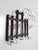 Cabin Antique Wood and Wire Wall Hat Rack With Coat Hooks For Sale - Image 3 of 18
