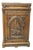 Henri II Style Bonnetière in Oak with Joan of Arc Decor, Late 19th Century For Sale