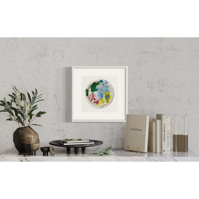 Contemporary Circle Palette #10 Abstract Painting For Sale - Image 3 of 6