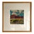 Expressionism Vintage Pastel Red Mountains Drawing by Will Klemm, Framed For Sale - Image 3 of 5