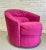 Pink Postmodern Swivel Lounge Chair / Armchair, C. 1980's For Sale - Image 13 of 13