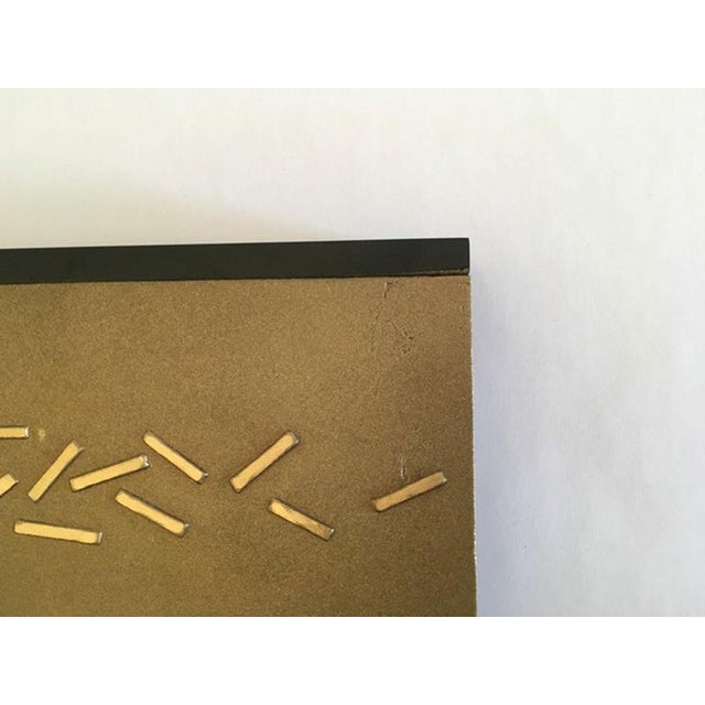 Metal Vintage Italian Bronze Abstract Sculpture by Beppe Bonetti, 1990 For Sale - Image 7 of 18