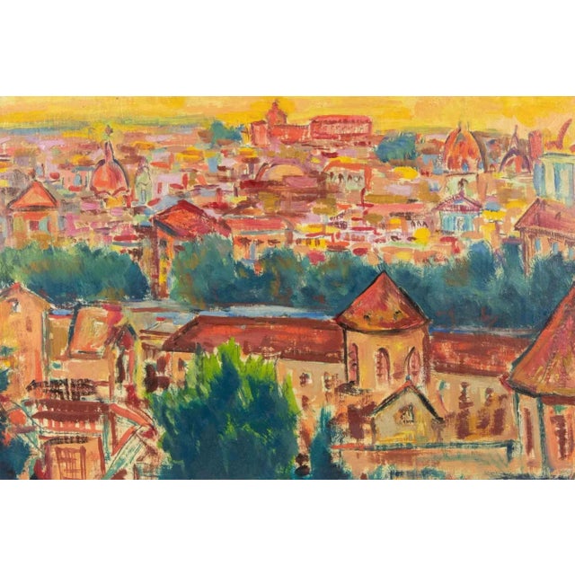 Oil on wooden paneld realized by sirio pellegrini in 1970. Includes a coeval wooden frame cm. 42x53. Sirio pellegrini,...