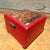 For your consideration, vintage red leather box is a souvenir item, likely from the early to mid-20th century, featuring a...
