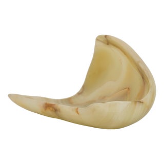Mid-Century Modern Bowl in Onyx Natural Stone, 1970s For Sale