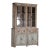 Indian Bleached Teakwood 4-Door Large Cabinet or Bookcase For Sale