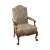 1930s Georgian Style Carved Mahogany Library Armchair For Sale - Image 13 of 13