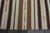 Textile 1970s Vintage Handmade Wool Cotton Beige Brown Kilim Area Rug For Sale - Image 7 of 11