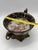 Chinese Export Crackle Glaze Center Piece Ormolu Style Handled For Sale - Image 12 of 12