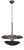 Bauhaus Nickel Pendant Light by Franta Anyz for Ias, 1920s For Sale