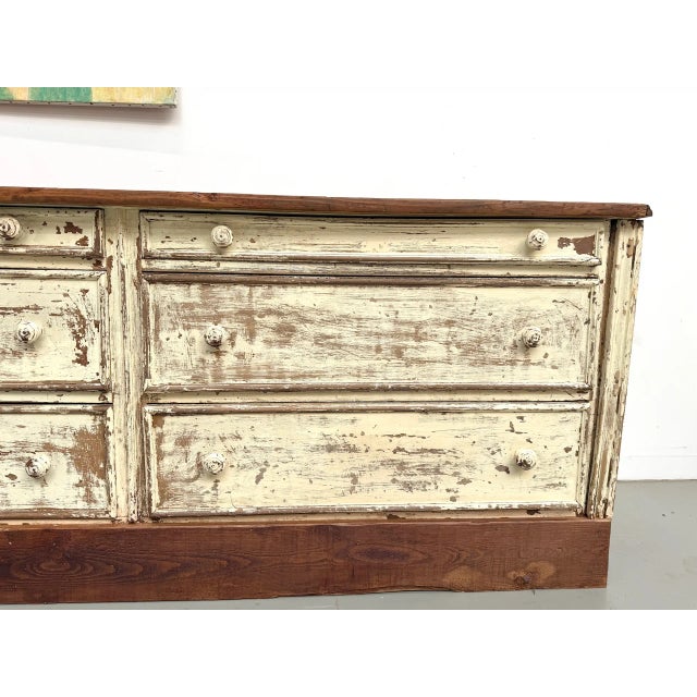 Large Antique Haberdashery Cabinet, 1900s For Sale - Image 13 of 18