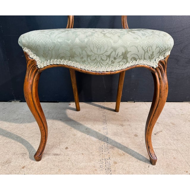 Cabriole Leg Desk Chair, 1870 For Sale - Image 3 of 8