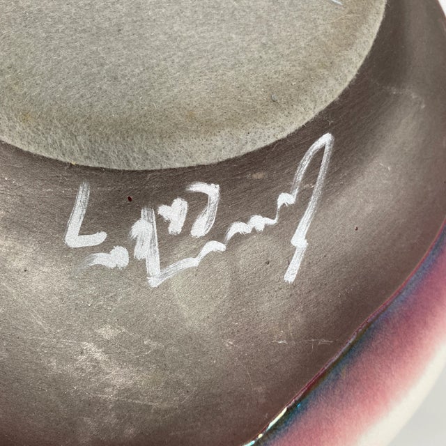 Almond Tony Evans Biomorphic Raku Ceramic Catchall Bowl For Sale - Image 8 of 13