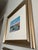 Blue Vintage Fanch Lel Sail Boat on the French Coast Original Oil and Gouache Painting, Framed For Sale - Image 8 of 11