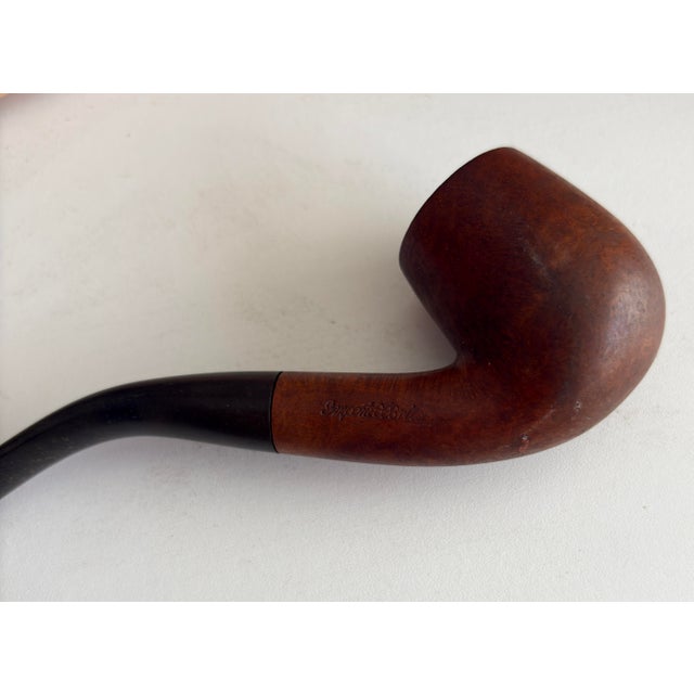 Lot of 5 Antique Smoking Tobacco Pipes Imported Briar , Medico, Weber, Wood Carved For Sale - Image 9 of 12