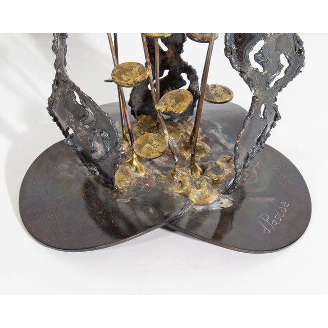 Brutalist Metal Sculpture by D. Pascoe For Sale In Indianapolis - Image 6 of 8