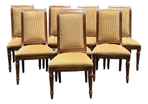 Ethan Allen “Addison” Townhouse Collection French Regency Side Chairs - Set of 8