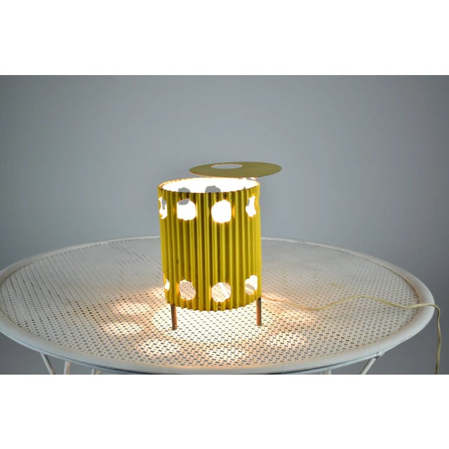 French 'Java' Table Lamps by Mathieu Matégot, 1953s For Sale - Image 10 of 14