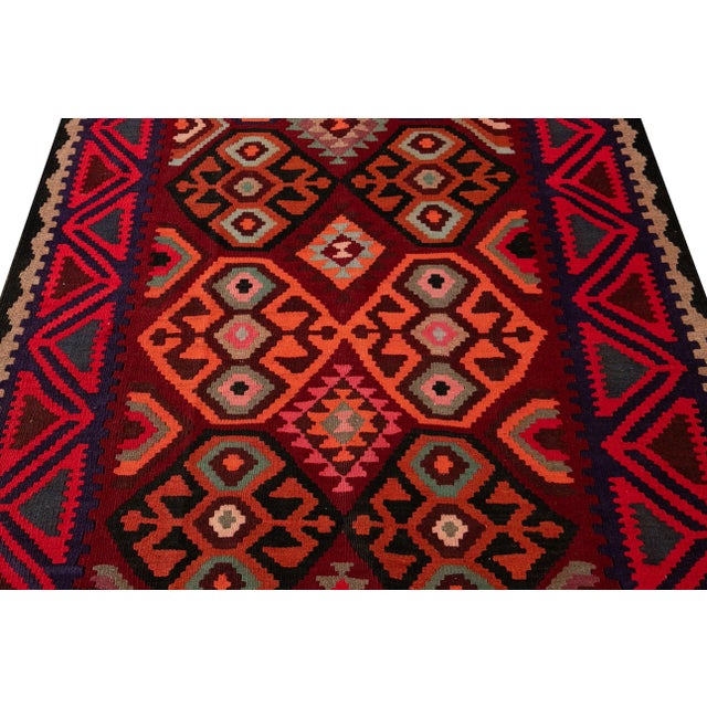 Mid-20th Century Vintage Kilim Runner Rug 4' 7" X 11'. For Sale - Image 11 of 13