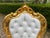 1970s Italian Baroque Gold Marble Leather Dining Set 5Pc For Sale - Image 15 of 18