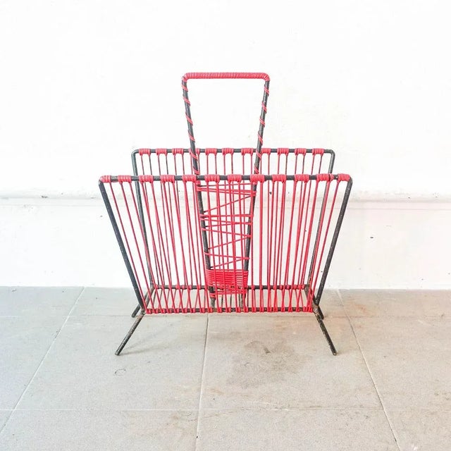 Spaghetti Magazine Rack, 1950s For Sale - Image 11 of 11