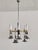 Large Italian Chrome and Brass Trumpet Chandelier attributed to Lumi Milano, 1970s For Sale - Image 11 of 18